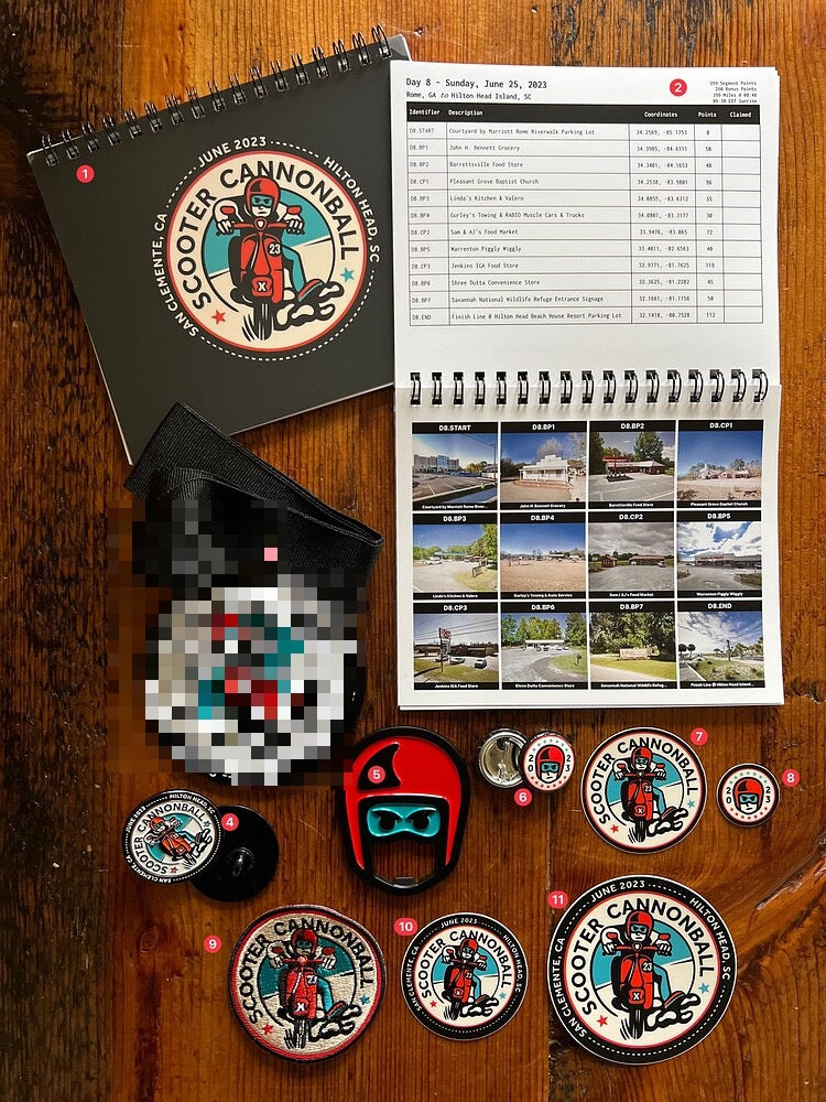 2023 Rider Booklet w/ Stickers + Patch & Pin (Unlisted)